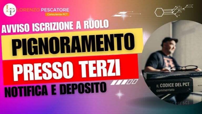 Guida al Modello di Avviso di Iscrizione a Ruolo per Pignoramento presso Terzi